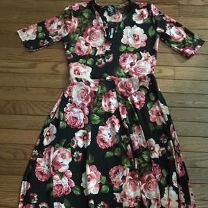 NWT XS Agnes & Dora Floral Austen Dress